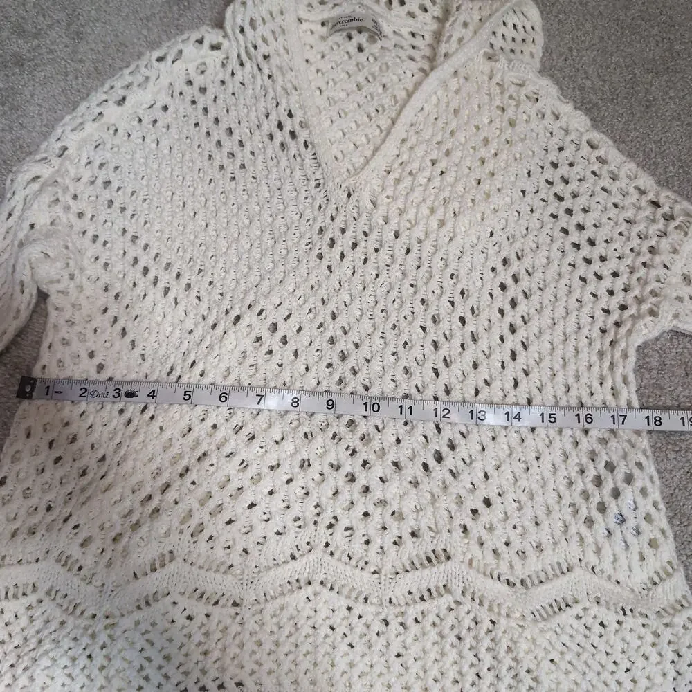 Crochet Knit Hooded Sweater Bohemian